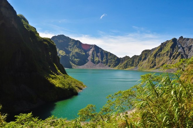 majestic blue waters of Mt. Pinatubo